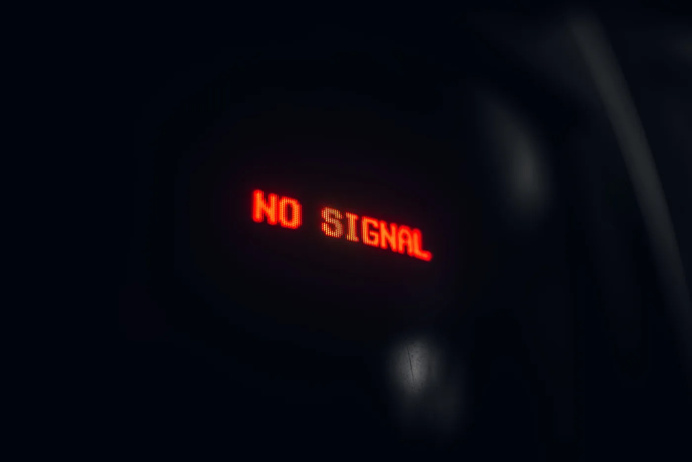 Broken computer screen with error messages representing failed AI project deployment