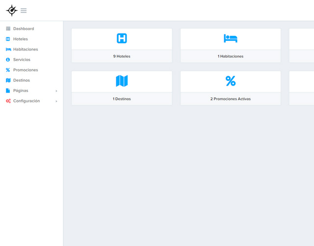 Content Manager Latitud CMS screenshot